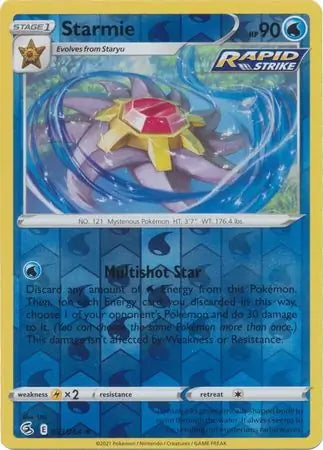 Fusion Strike Starmie #53/264 reverse holo